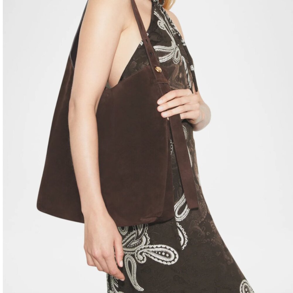 NWT Tory Burch Romy Suede Hobo Bag